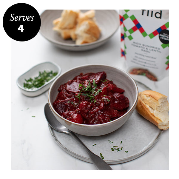 Beetroot & Lentil Stew