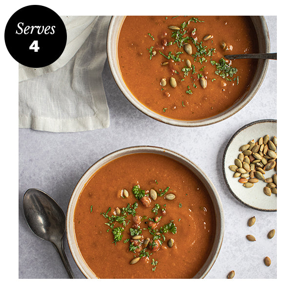 Moroccan Butternut & Chickpea Soup
