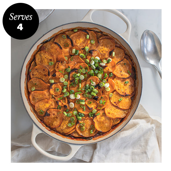 Mexican Black Bean Chilli & Sweet Potato Bake