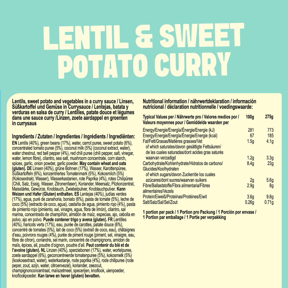 Lentil &amp; Sweet Potato Curry