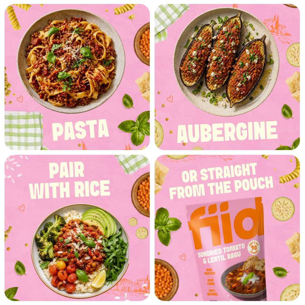 Sundried Tomato & Lentil Ragu