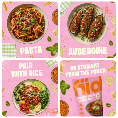 Sundried Tomato & Lentil Ragu