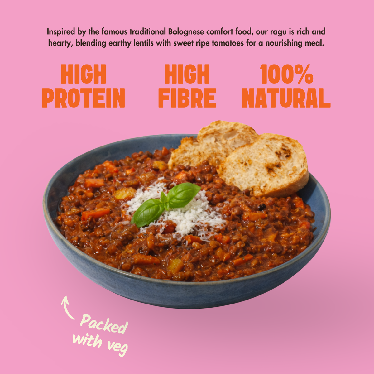 Sundried Tomato &amp; Lentil Ragu