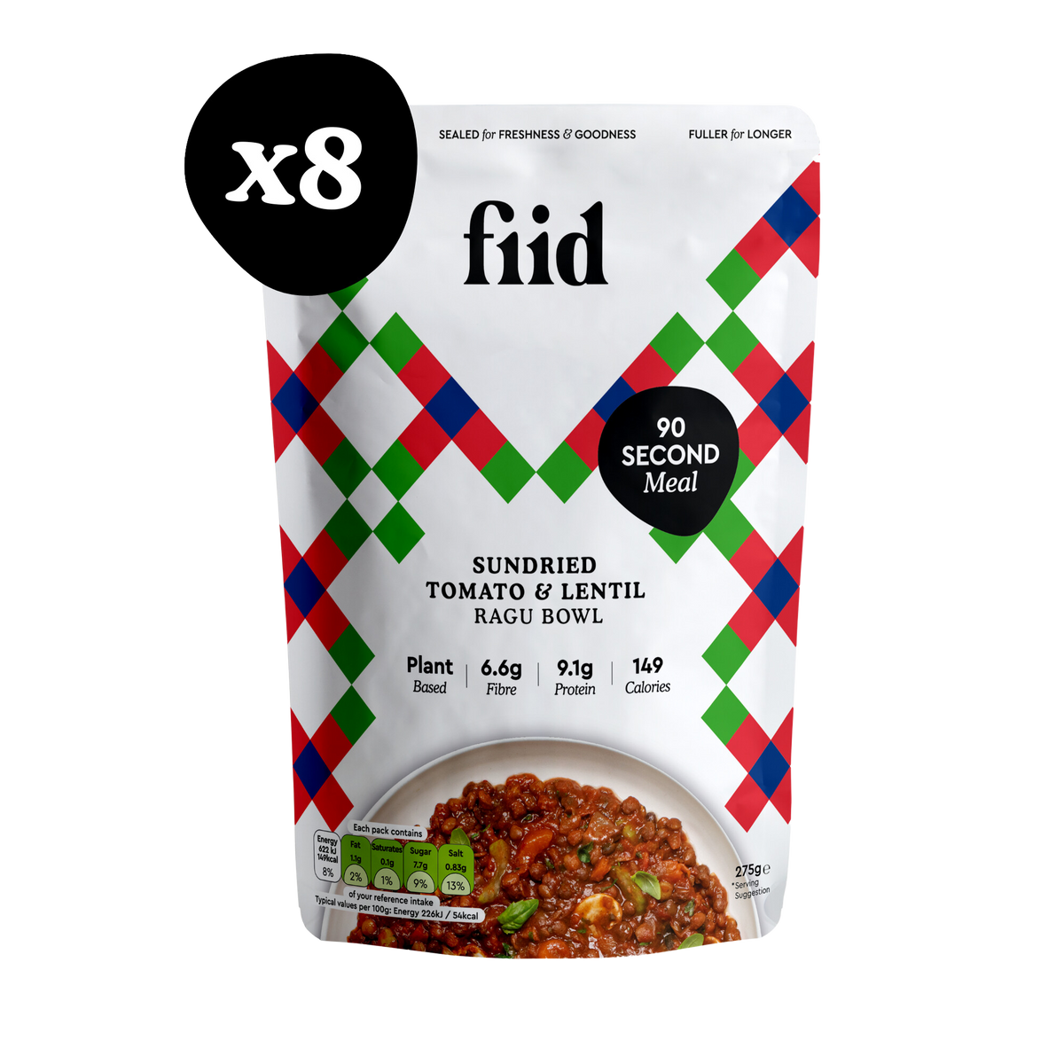 Sundried Tomato &amp; Lentil Ragu